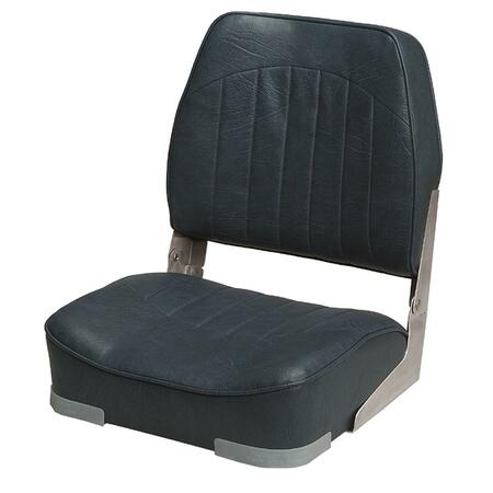 THE WISE 8WD734PLS-711 Low Back Economy Fishing Boat Seat - Navy 3001.6278